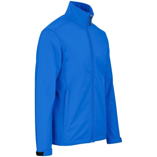 Mens Maxson Softshell Jacket - Blue - Image 2