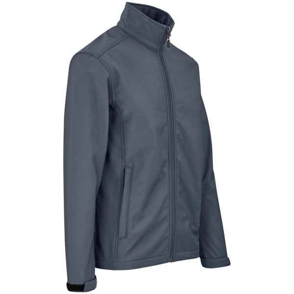 Mens Maxson Softshell Jacket - Grey - Image 3