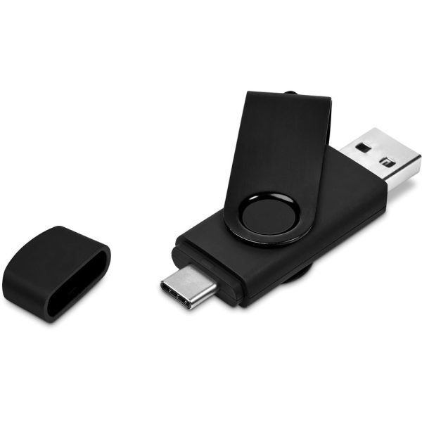 Shuffle Gyro Black Flash Drive – 8GB - Image 18