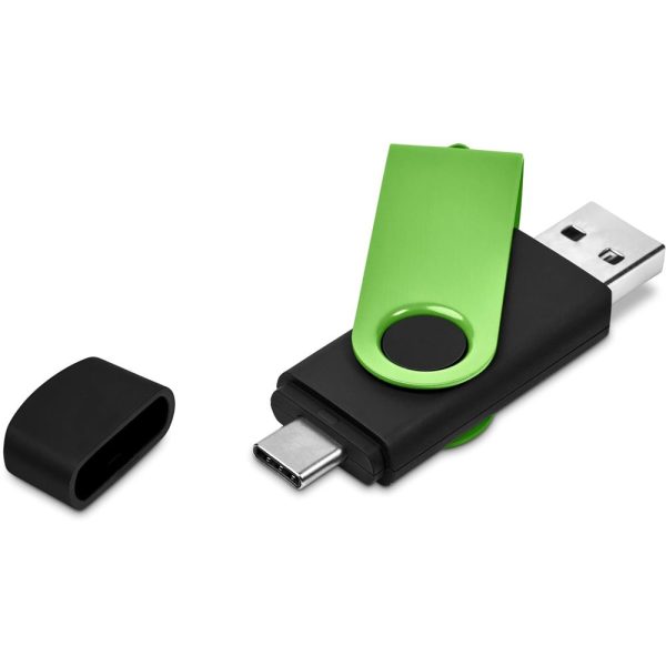 Shuffle Gyro Black Flash Drive – 8GB - Image 3