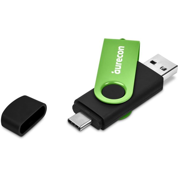 Shuffle Gyro Black Flash Drive – 8GB - Image 19