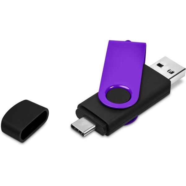 Shuffle Gyro Black Flash Drive – 8GB - Image 5