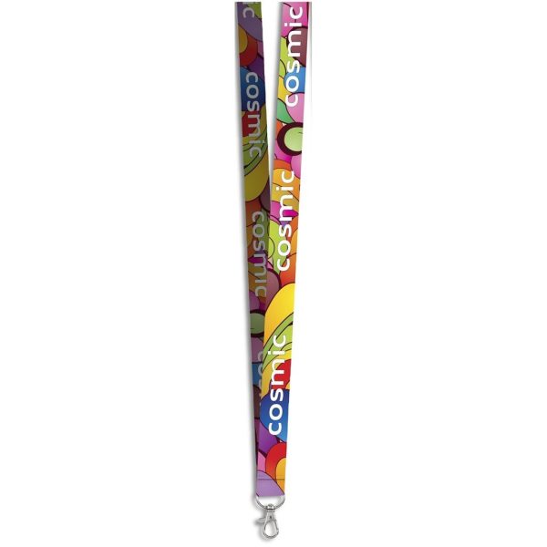 Snap Hook Clip Double-Sided Sublimation Satin Lanyard - Image 5
