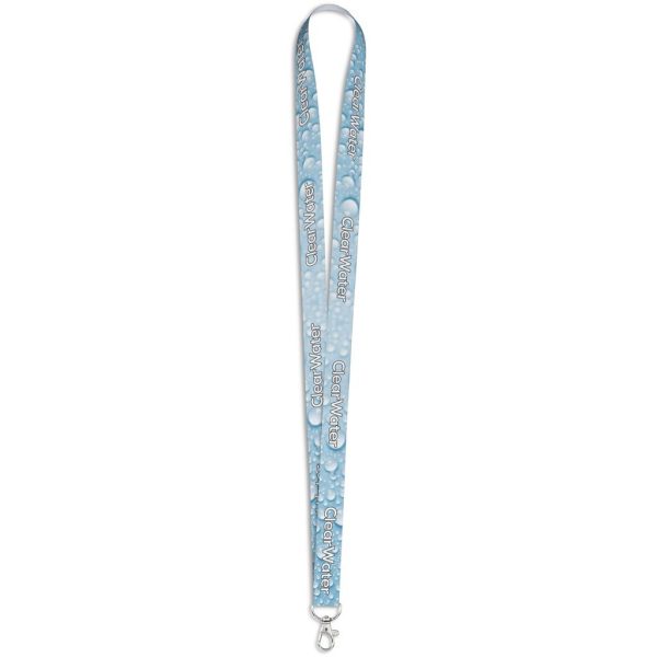 Snap Hook Clip Double-Sided Sublimation Petersham Lanyard - Image 4