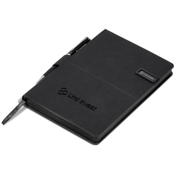 Alex Varga Corinthia Flash Drive Notebook & Pen Set - 32GB - Image 7