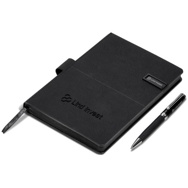 Alex Varga Corinthia Flash Drive Notebook & Pen Set - 32GB - Image 13