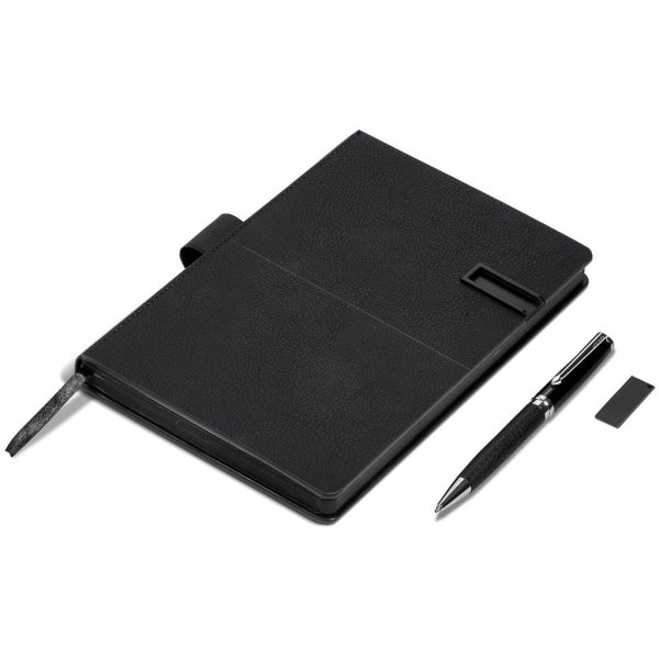 Alex Varga Corinthia Flash Drive Notebook & Pen Set - 32GB - Image 5