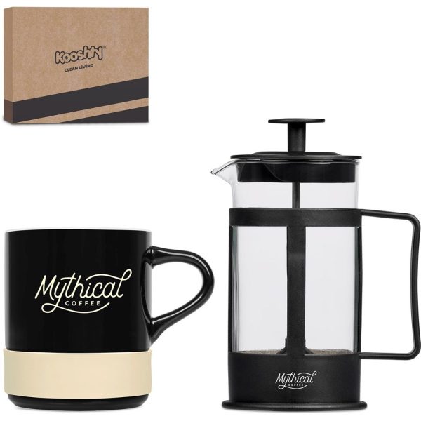 Kooshty Mixalot Black Koffee Set - Cream - Image 10