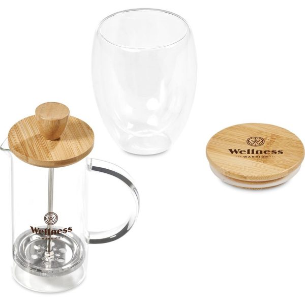 Okiyo Aibo Glass & Bamboo Coffee Set - Image 27
