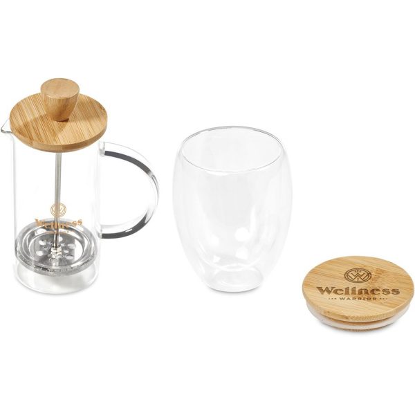 Okiyo Aibo Glass & Bamboo Coffee Set - Image 24