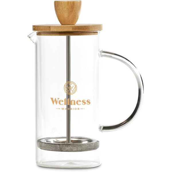 Okiyo Aibo Glass & Bamboo Coffee Set - Image 10