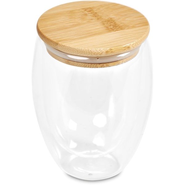 Okiyo Aibo Glass & Bamboo Coffee Set - Image 3