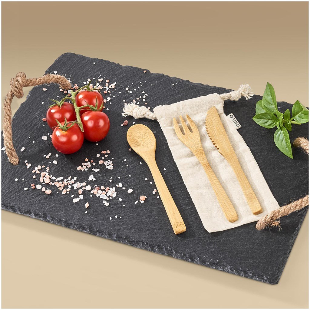 Okiyo Nakama Bamboo Cutlery Set - Image 3