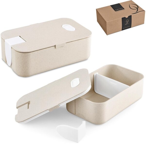 Okiyo Machi Wheat Straw Lunch Box - Image 4