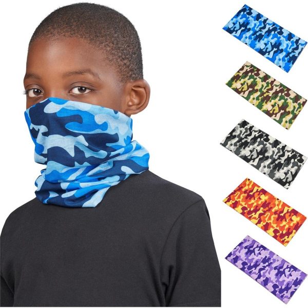 Kids Camo Flexi Tubular Bandana - Image 4