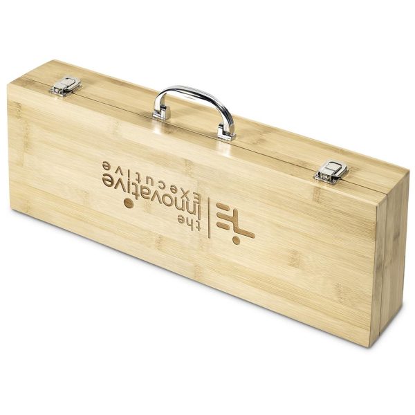 Okiyo Yakiniku Bamboo 5-Piece Braai Set - Image 6