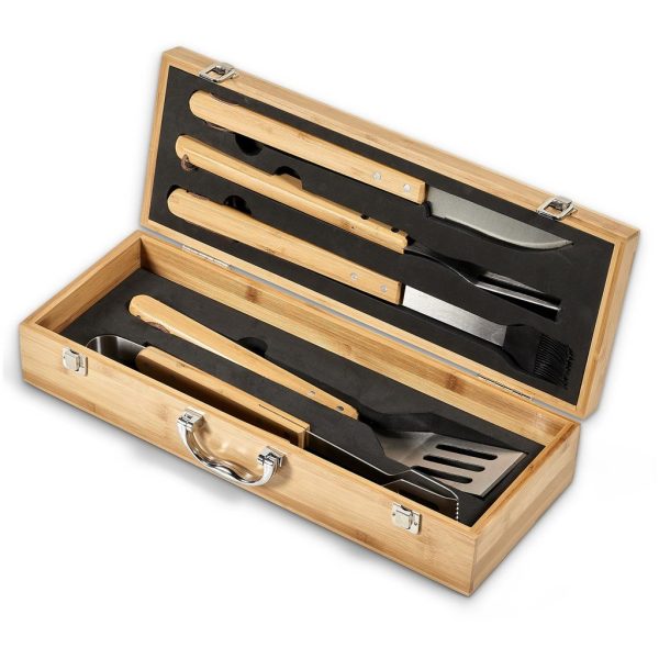 Okiyo Yakiniku Bamboo 5-Piece Braai Set - Image 9