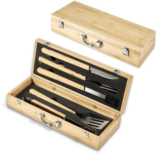 Okiyo Yakiniku Bamboo 5-Piece Braai Set - Image 8