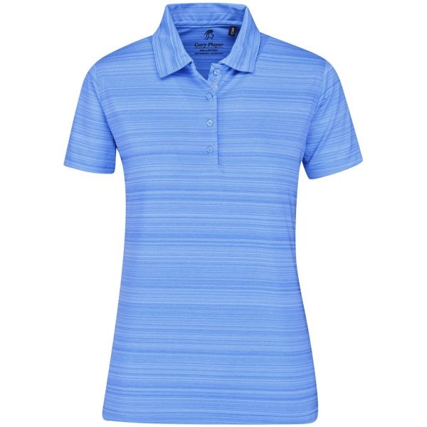 Ladies Astoria Golf Shirt - Light Blue - Image 2