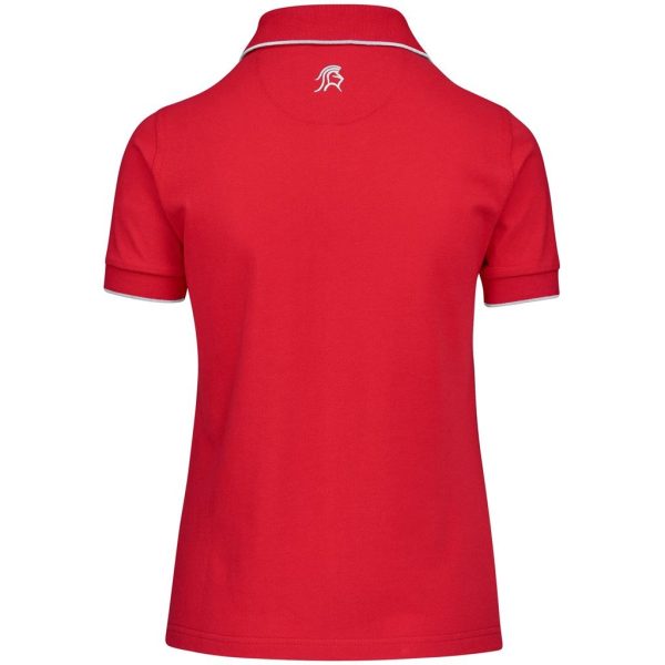 Ladies Wentworth Golf Shirt - Red - Image 4