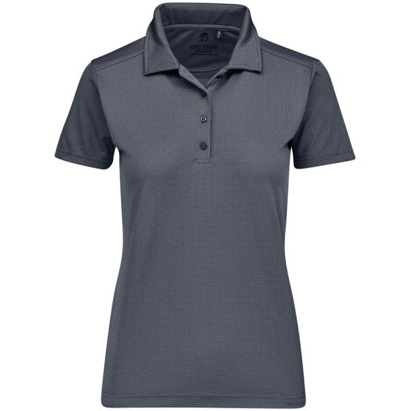 Ladies Sterling Ridge Golf Shirt - Grey - Image 2