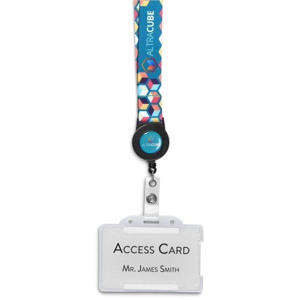 Altitude Badge Reel Single-Sided Satin Lanyard - Image 7