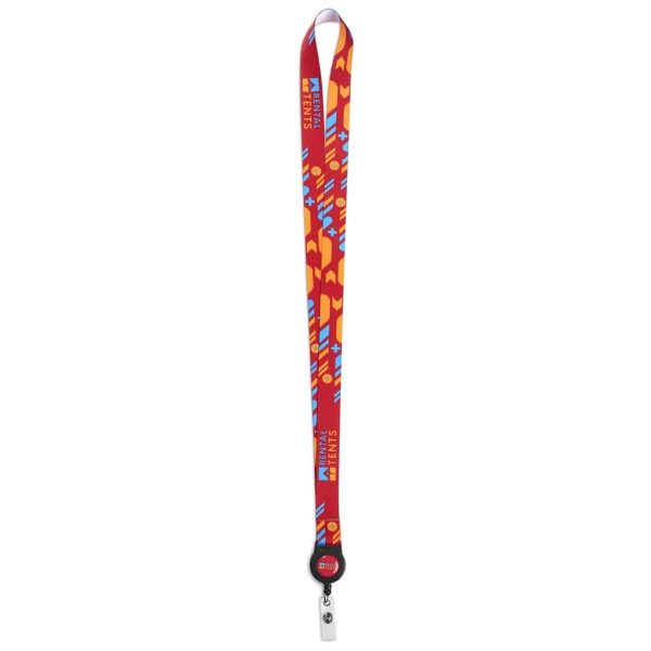 Altitude Badge Reel Single-Sided Satin Lanyard - Image 14