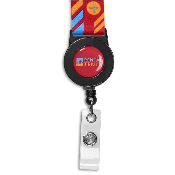 Altitude Badge Reel Single-Sided Satin Lanyard - Image 9
