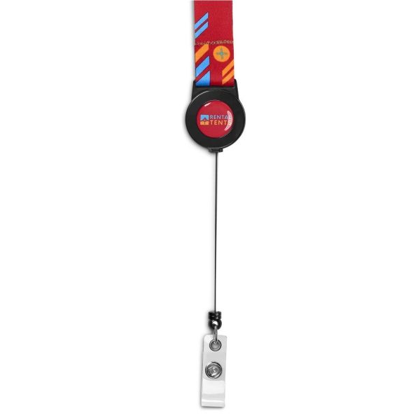 Altitude Badge Reel Single-Sided Satin Lanyard - Image 8