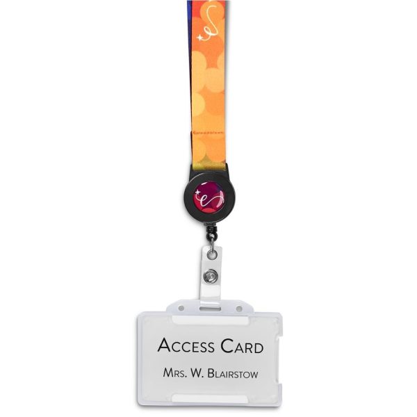 Altitude Badge Reel Double-Sided Satin Lanyard - Image 13