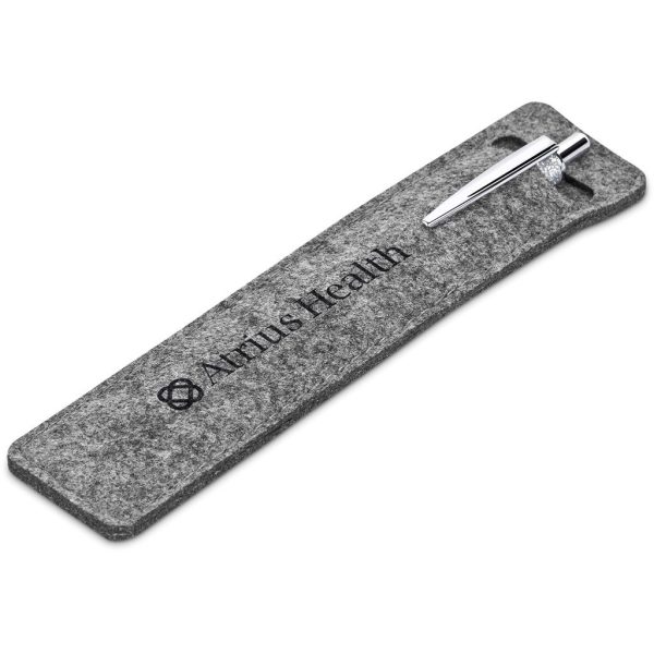 Sparkle Ball Pen In Felt Pouch - Image 3