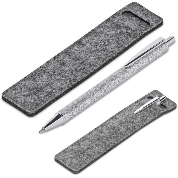 Sparkle Ball Pen In Felt Pouch - Image 5