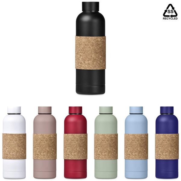 Kooshty Bermuda Kork Recycled Stainless Steel Water Bottle - 800ml - Image 6