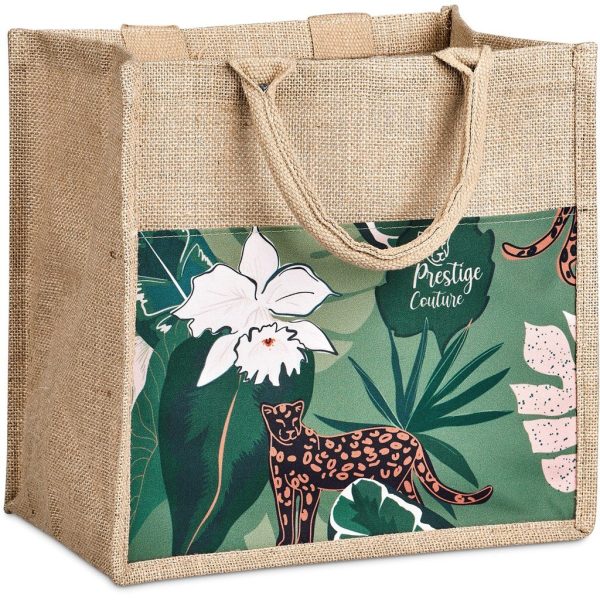 Okiyo Nuri Sublimated Pocket Jute Tote - Image 7