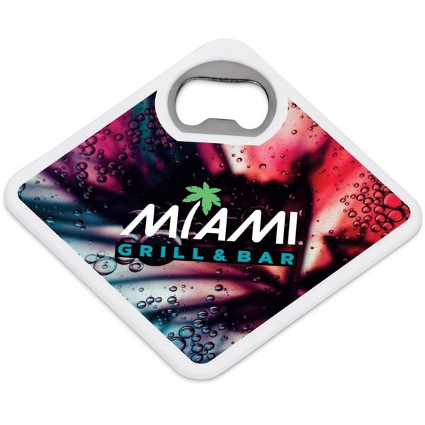 Altitude Sela Recycled Plastic Bottle Opener Coaster - Image 7