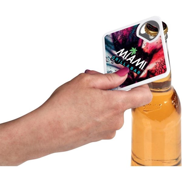Altitude Sela Recycled Plastic Bottle Opener Coaster - Image 8