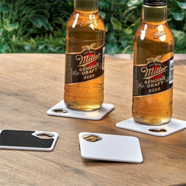 Altitude Sela Recycled Plastic Bottle Opener Coaster - Image 3