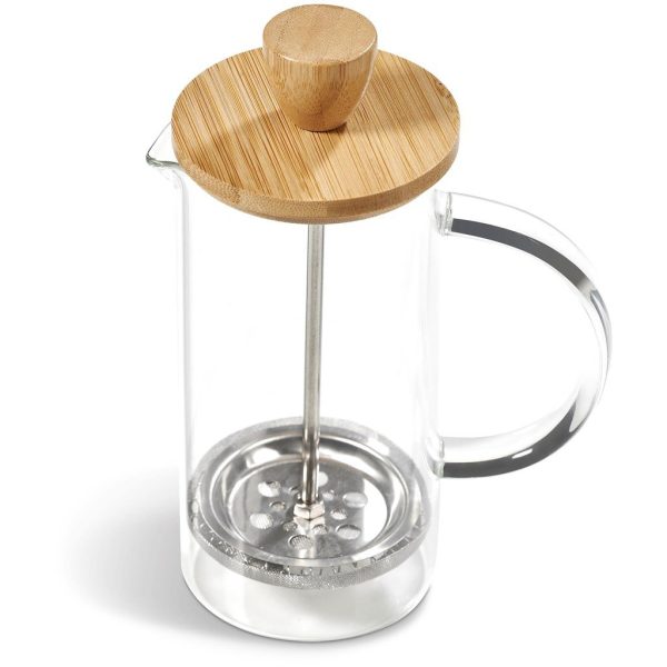 Okiyo Osu Glass & Bamboo Coffee Plunger - 350ml - Image 9