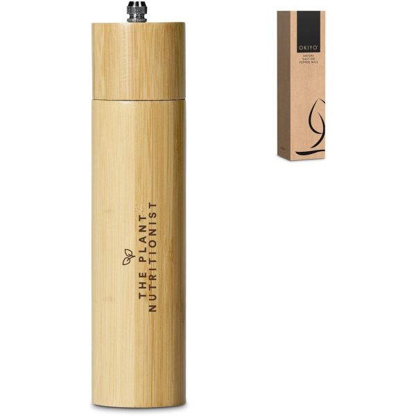 Okiyo Shioki Bamboo Salt or Pepper Mill - Image 6