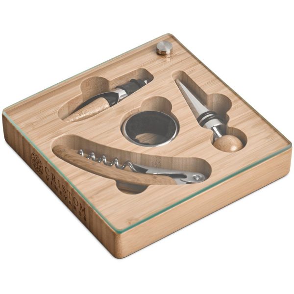 Okiyo Budonoki Bamboo Wine Accessories set - Image 12