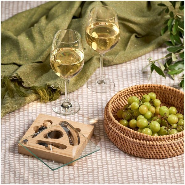 Okiyo Budonoki Bamboo Wine Accessories set - Image 6