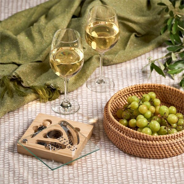 Okiyo Budonoki Bamboo Wine Accessories set - Image 4