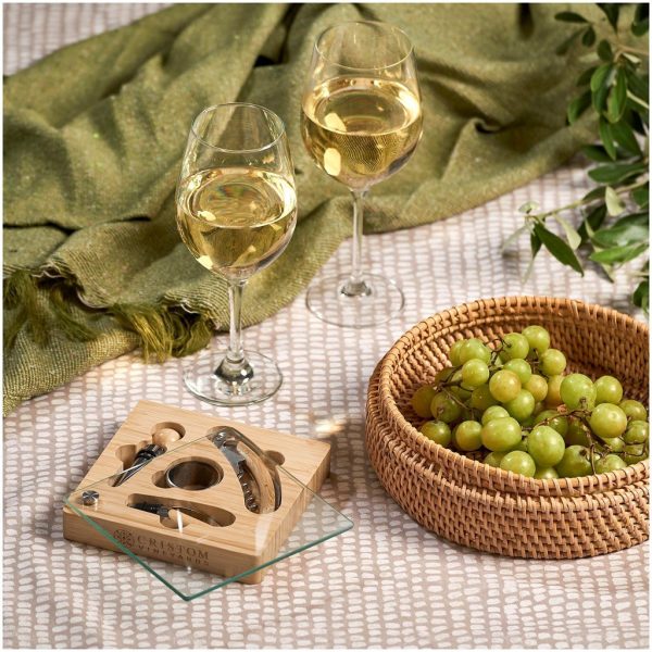 Okiyo Budonoki Bamboo Wine Accessories set - Image 16