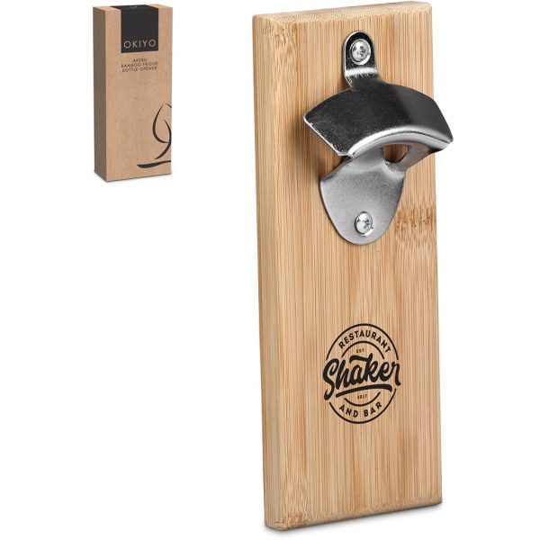 Okiyo Akeru Bamboo Fridge Bottle Opener - Image 8