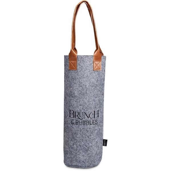 Okiyo Tahada RPET Felt Wine Tote - Image 3