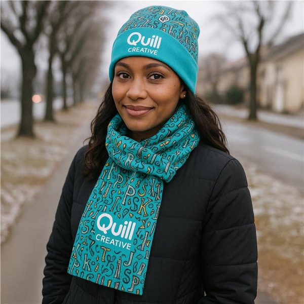 Hoppla Snowflake Polar Fleece Beanie - Image 4