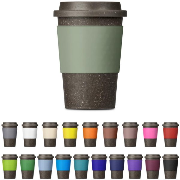 Kooshty Brown Bean Plastic Double-Wall Tumbler – 400ml - Image 4