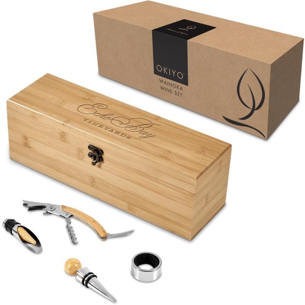 Okiyo Wainoka Bamboo Wine Set - Image 2