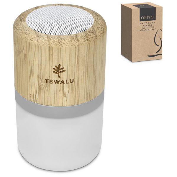 Okiyo Heiwa Bamboo Bluetooth Speaker & Night Light - Image 16