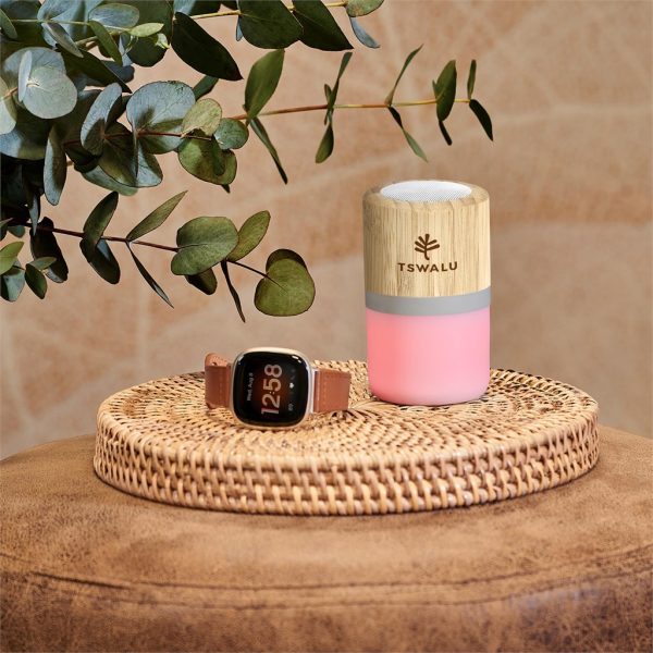 Okiyo Heiwa Bamboo Bluetooth Speaker & Night Light - Image 7